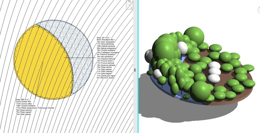 Topo Solid SubDivisions Area Planting